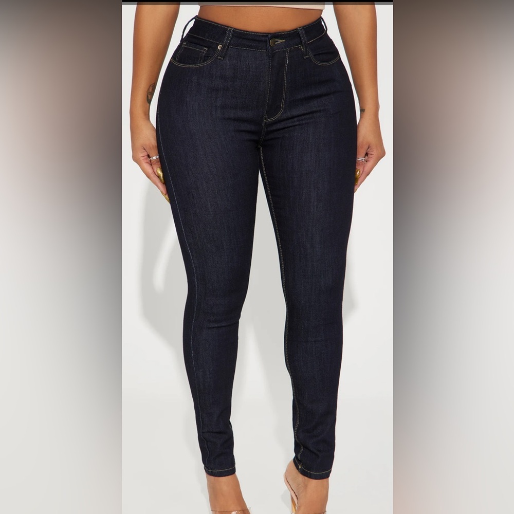 Fashion Nova Dark wash skinny jeans